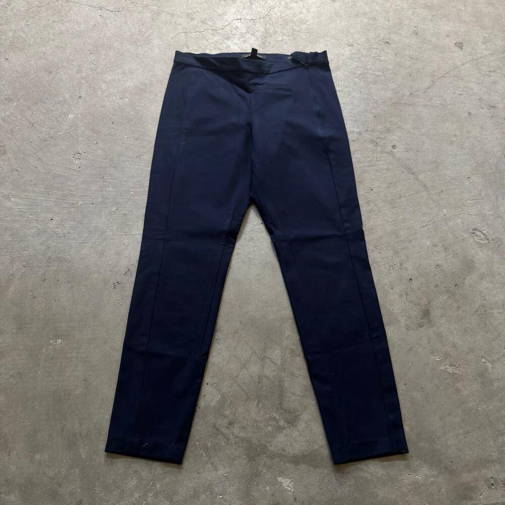 Banana Republic Navy Dress Pants Slim Skinny Mid Rise Stretch Sz 4
